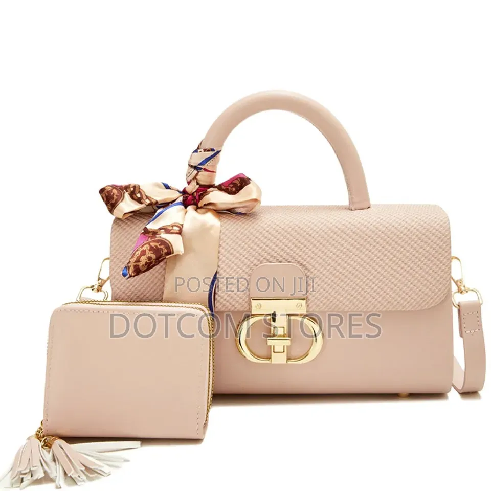 Scarf Handle Wallet Satchel Set