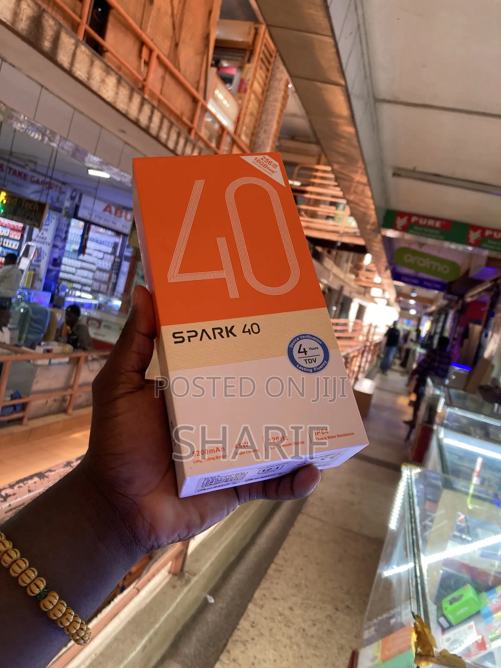 New Tecno Spark 40 256 GB Black
