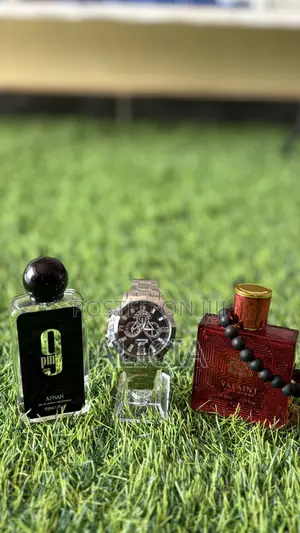 Package That Has 2 Perfumes and 1 Watch at Only 