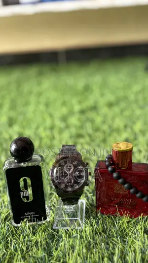 Package That Has 2 Perfumes and 1 Watch at Only 