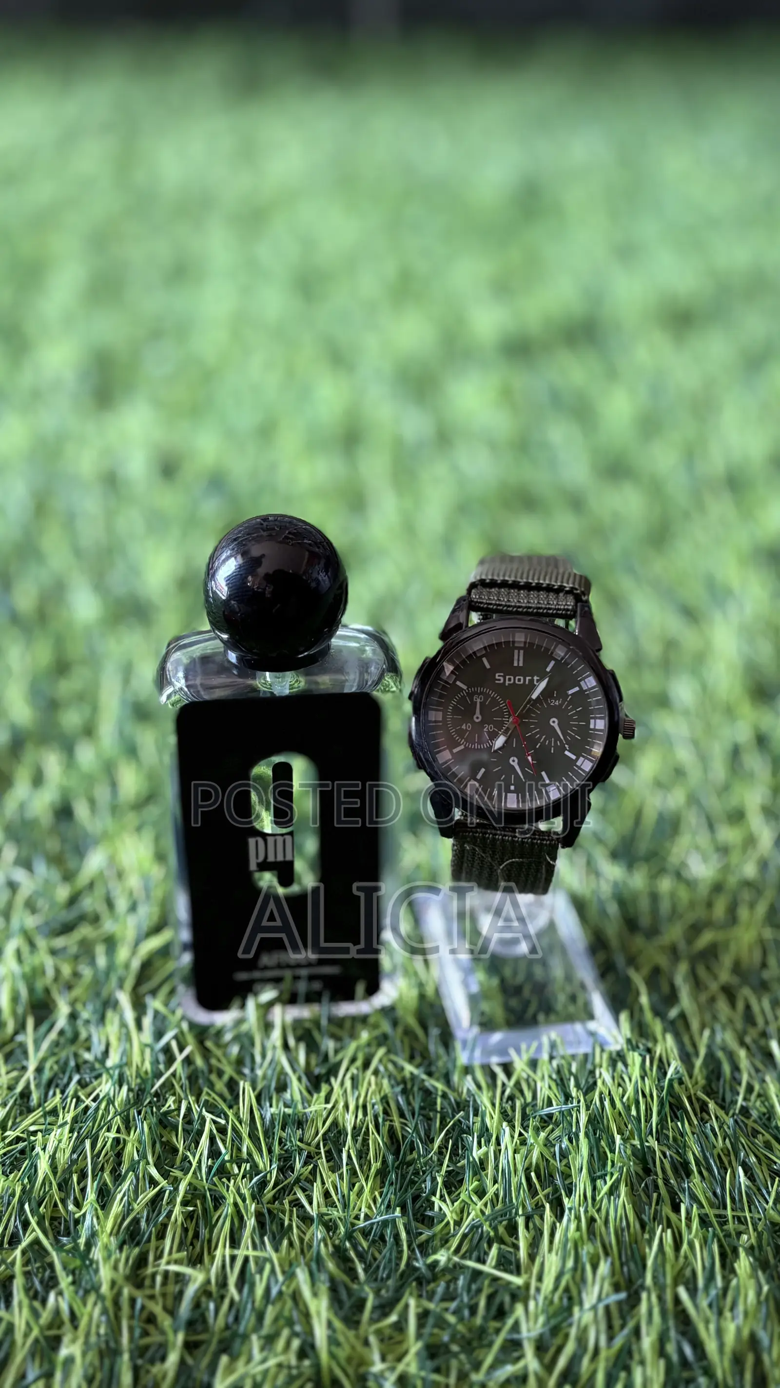 Package That Has 2 Perfumes and 1 Watch at Only 