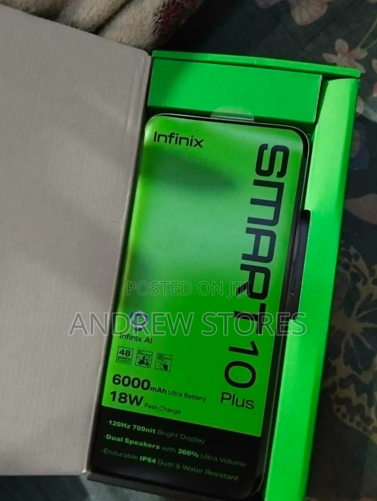 New Infinix Smart 10 Plus 128 GB Silver