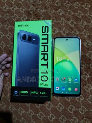 New Infinix Smart 10 Plus 128 GB Silver