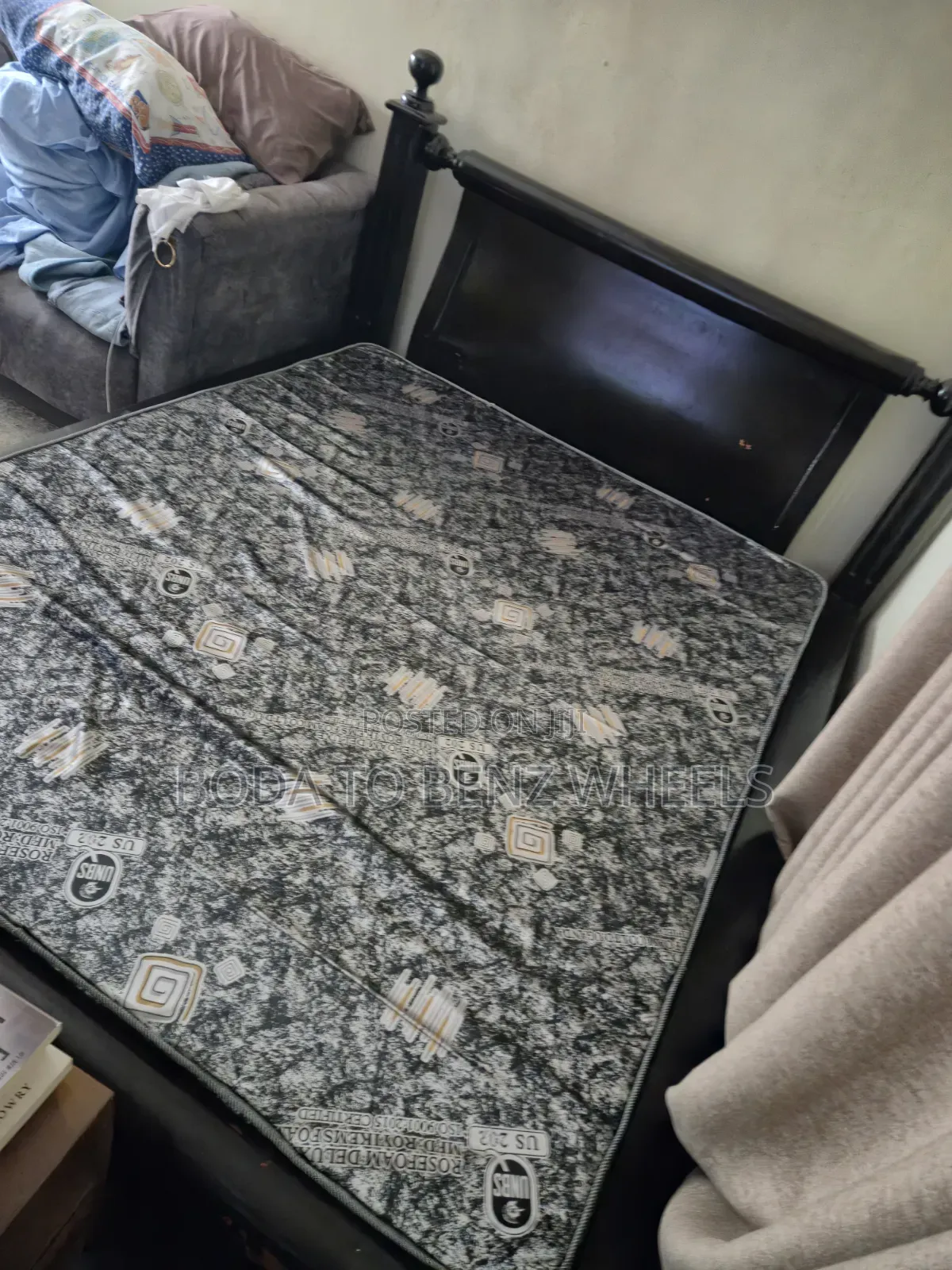 5*6 Bed Frame + Mattress