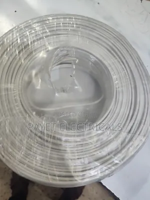 Flat White Electrical Cable