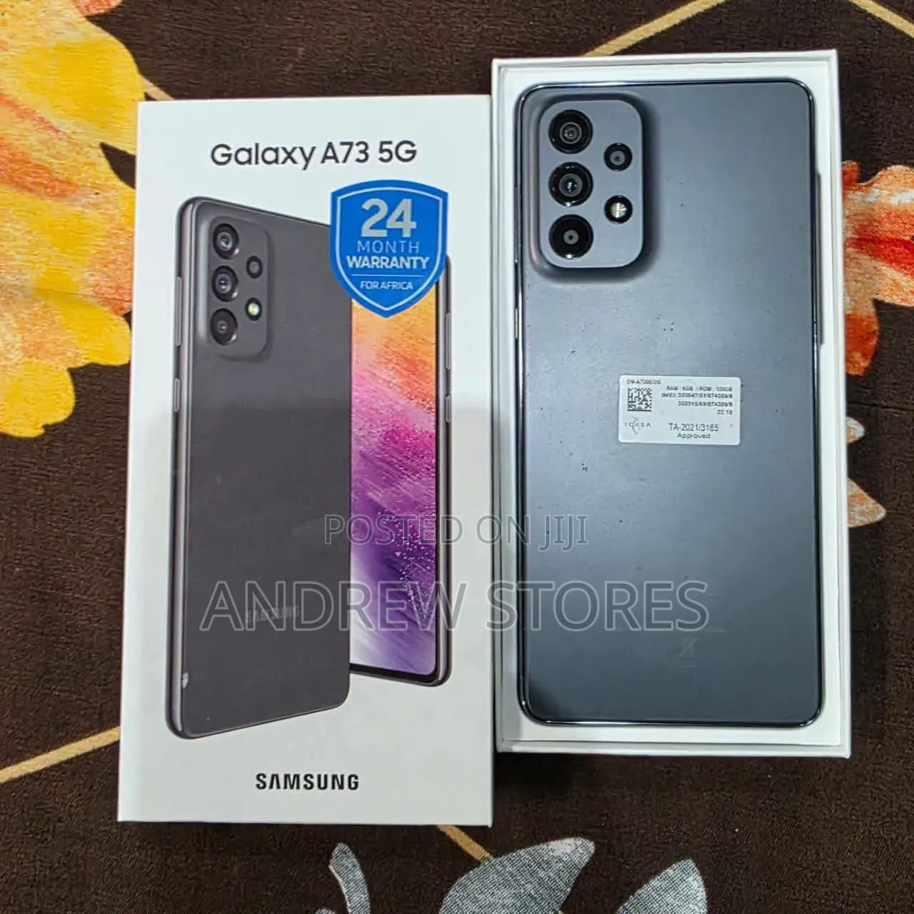 New Samsung Galaxy A73 5G 128 GB Gray