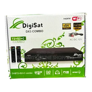DigiSat DX3 Combo Free to Air HD Decoder – Ultra HD, DVB-T2/S2/C