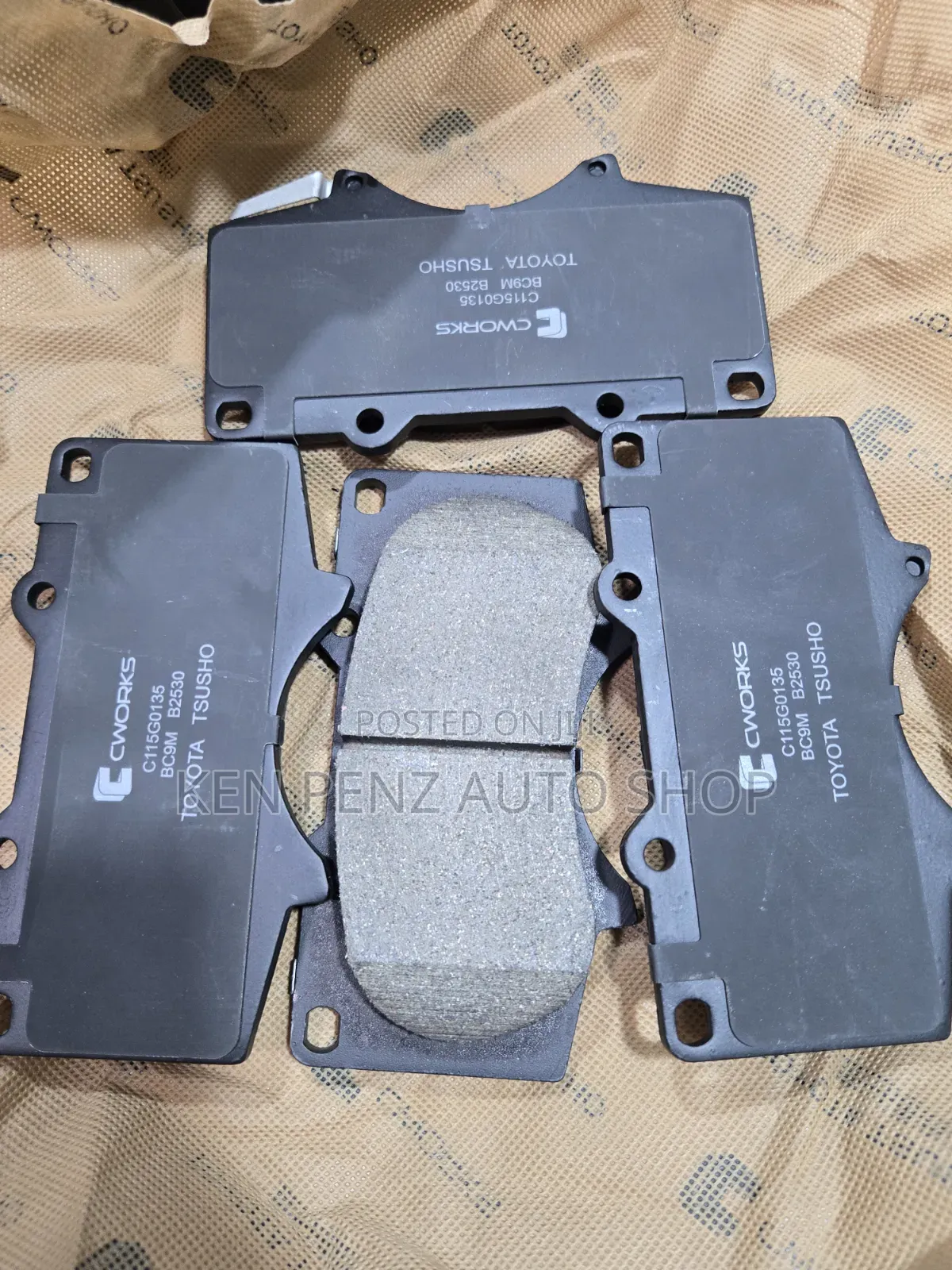 Hilux Rocco and Fortuner Front Brake Pads ( Genuine Toyota)