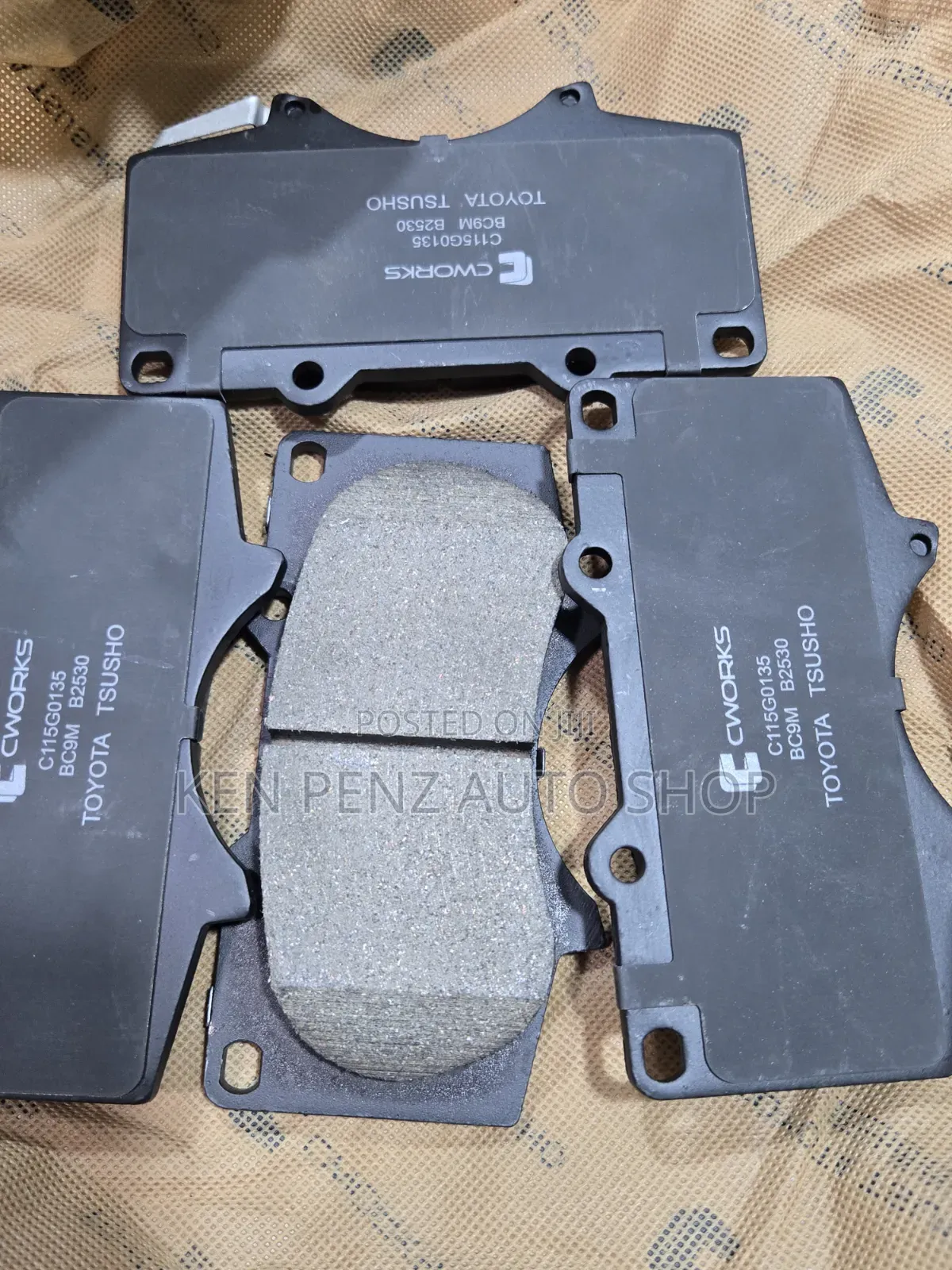 Hilux Rocco and Fortuner Front Brake Pads ( Genuine Toyota)