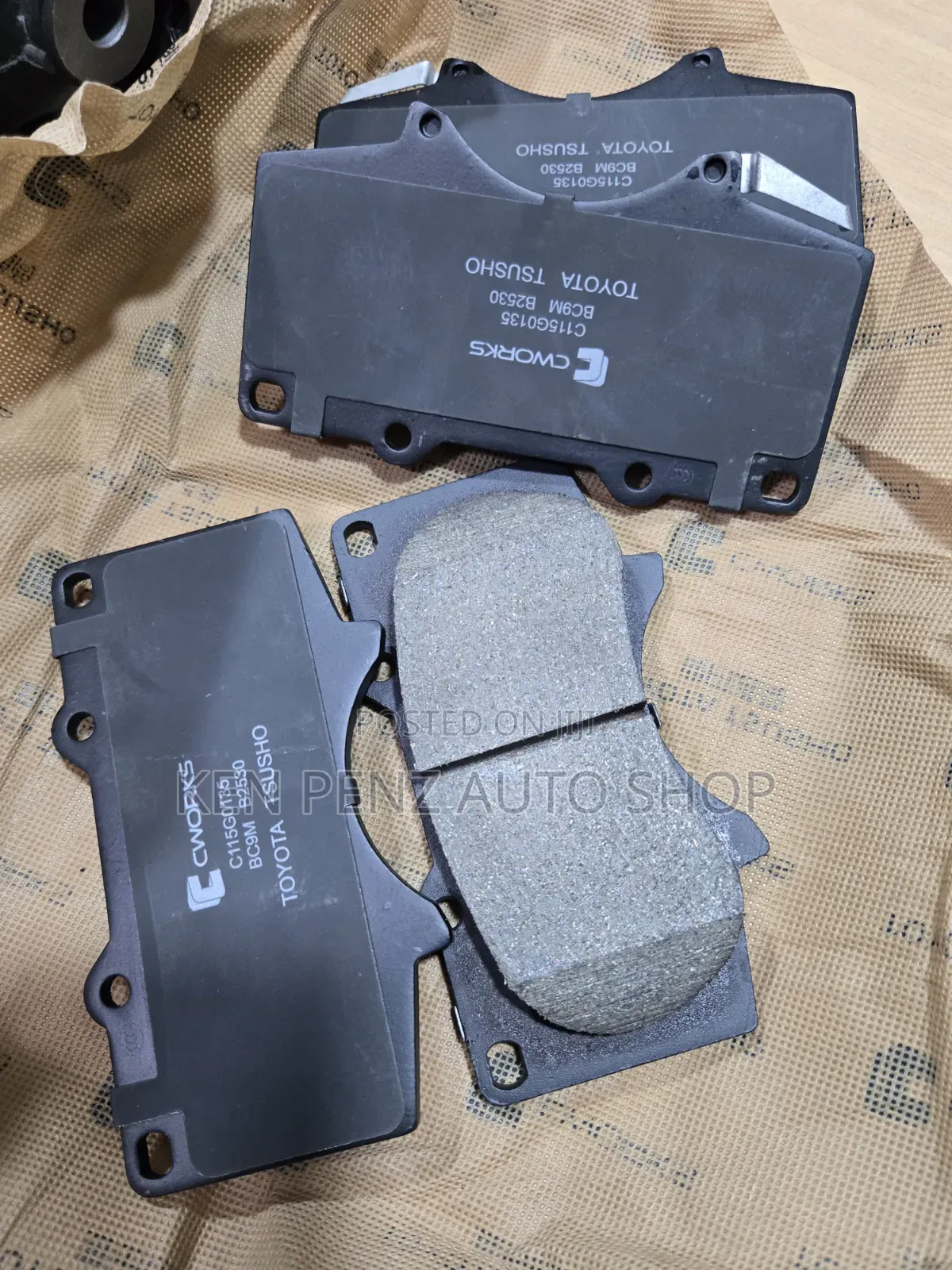 Hilux Rocco and Fortuner Front Brake Pads ( Genuine Toyota)