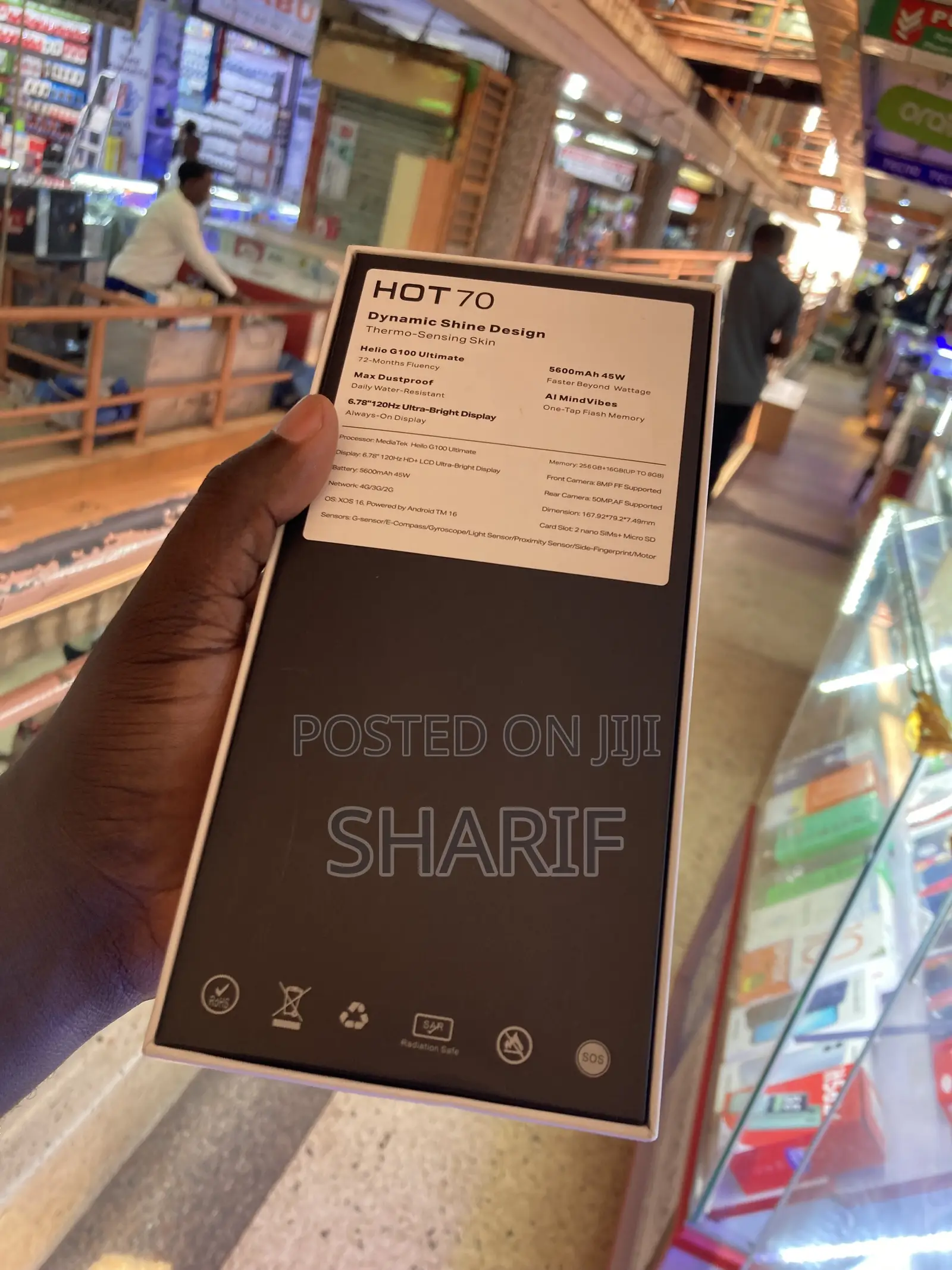 New Infinix Hot 70 256 GB White