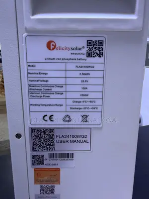 2.5kwh Lithium Battery Felicity