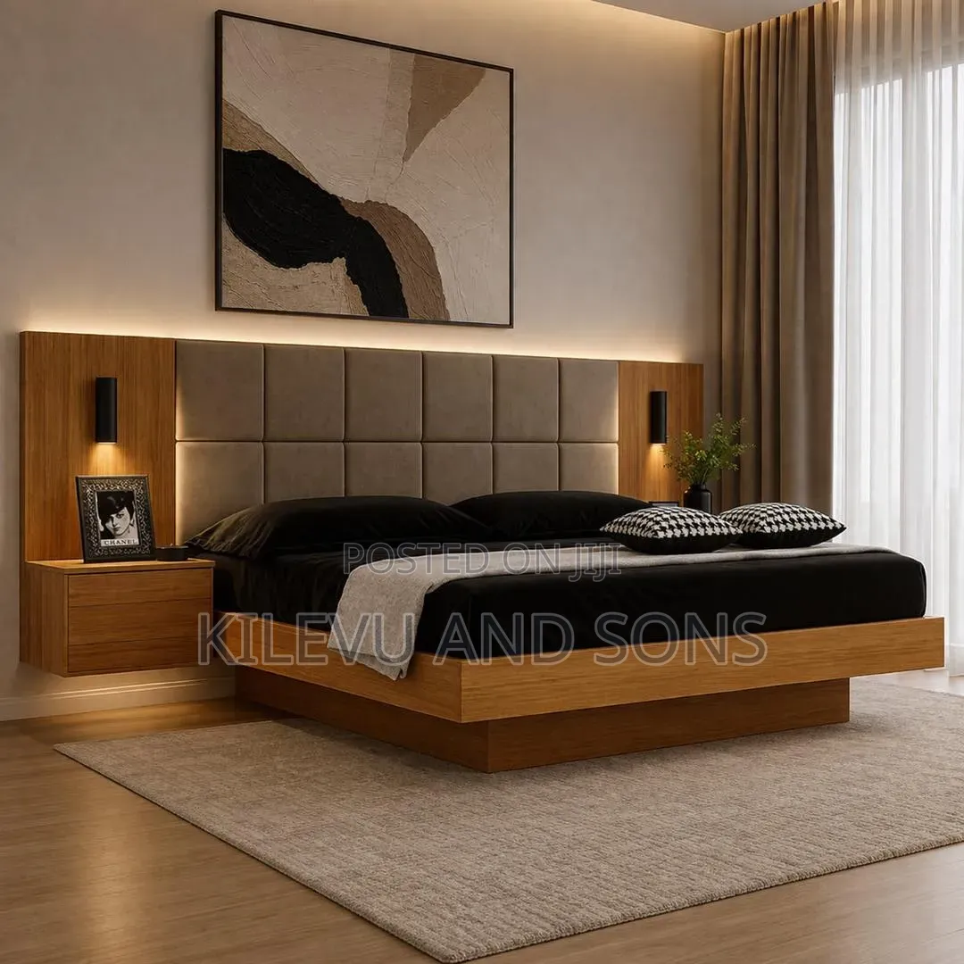 Modern 6x6ft Dressed and Wooden Bed Call Us On