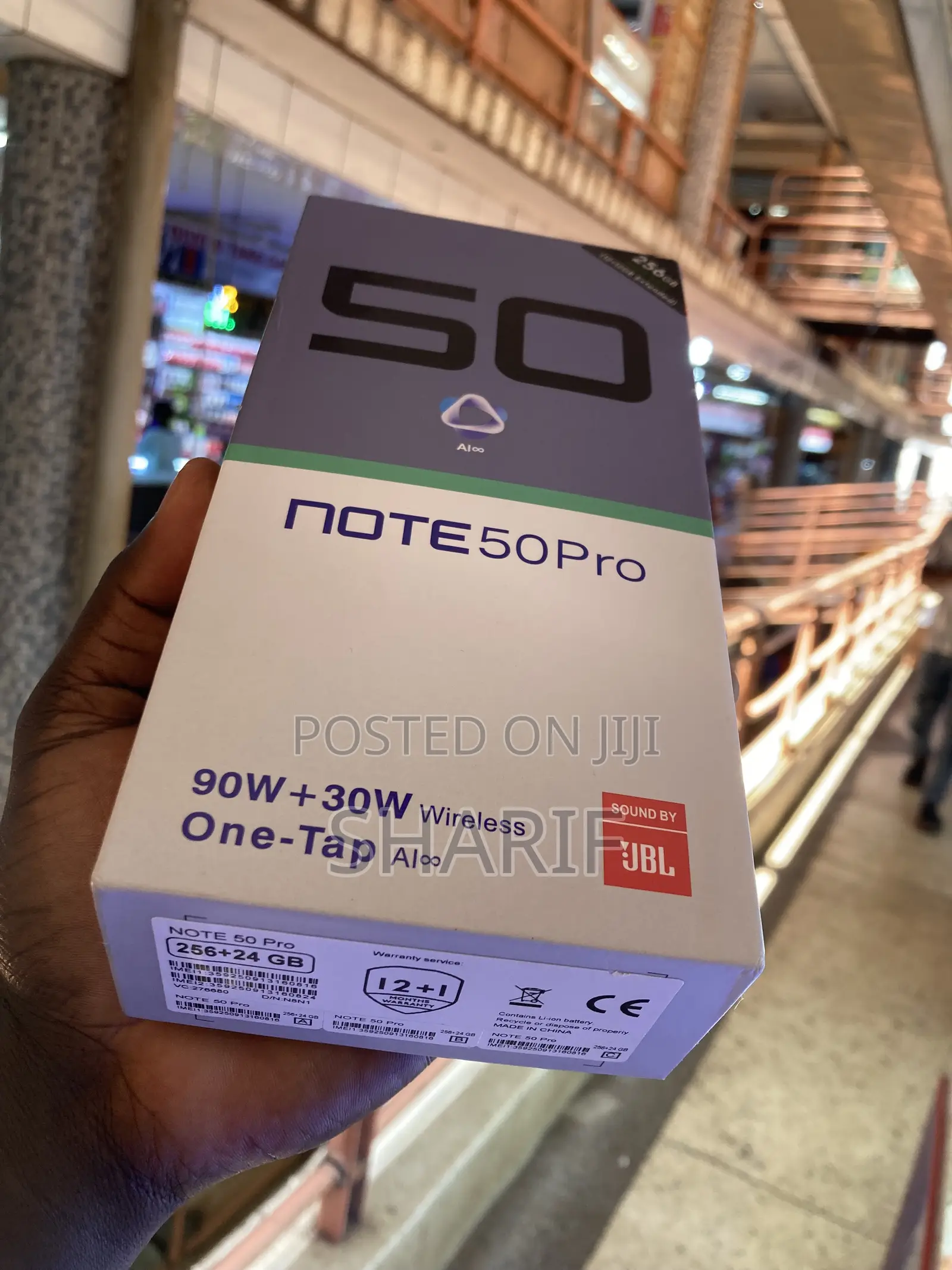 New Infinix Note 50 Pro 256 GB Black