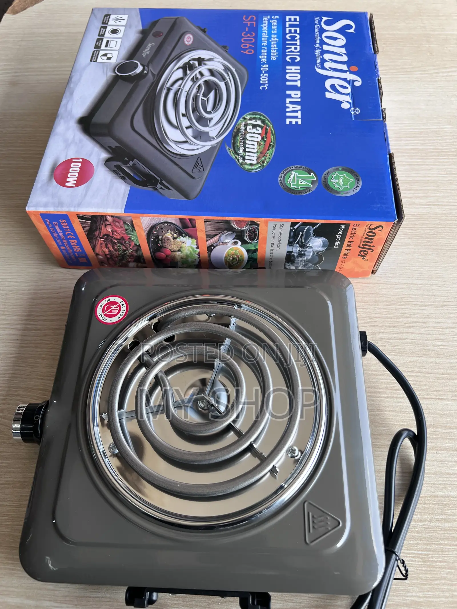 Electric Hotplate - Spiral Hotplate Perfect for Single Living