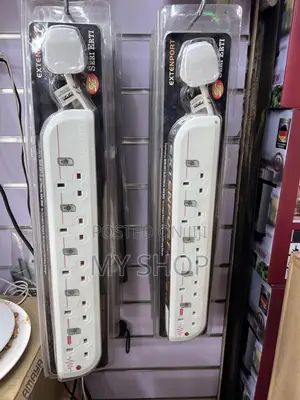 Extenport Extension 5 Ports With 3M Cable and a Surge Protector