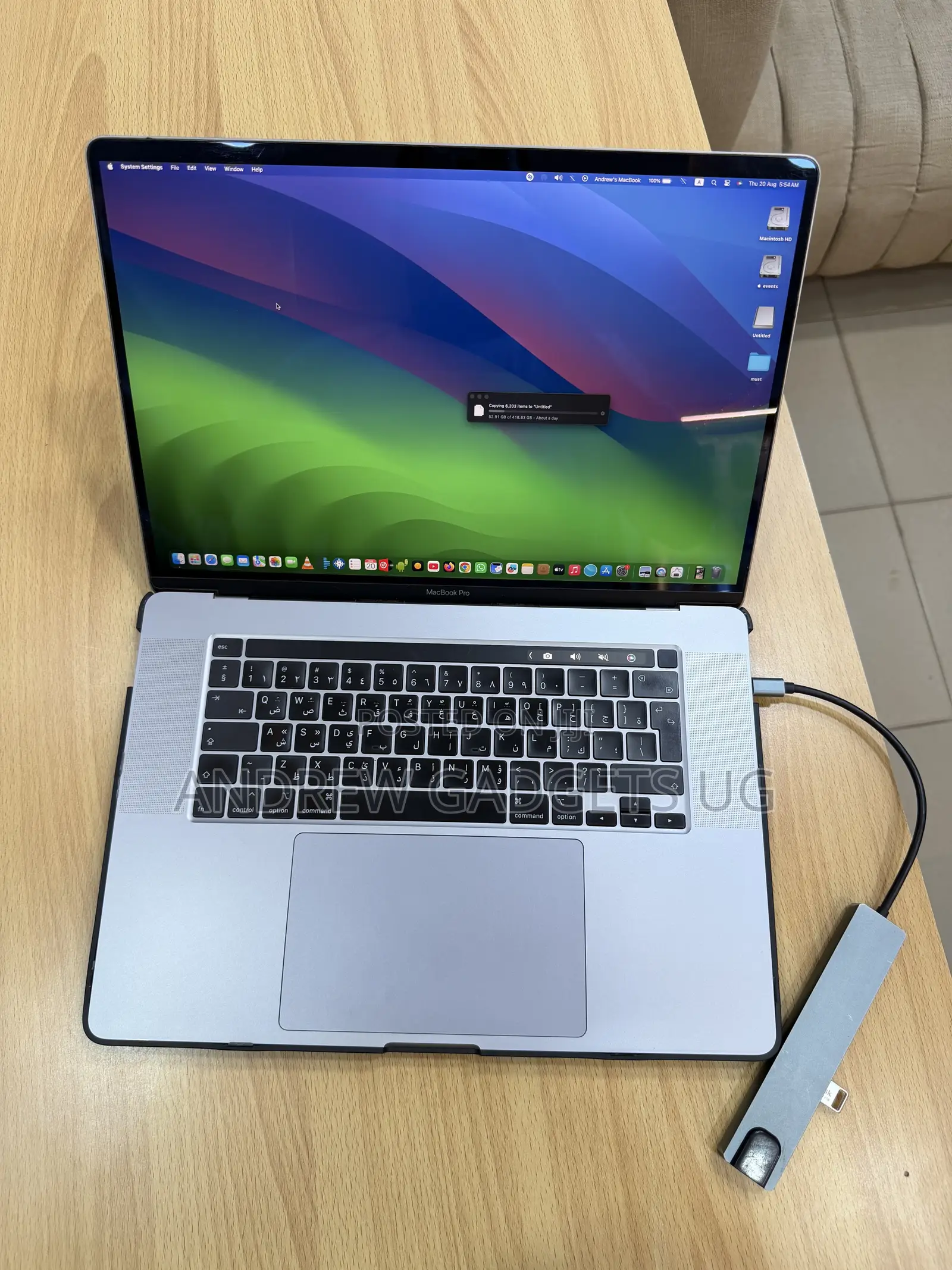 Laptop Apple MacBook Pro 2019 16GB Intel Core i9 SSD 1T