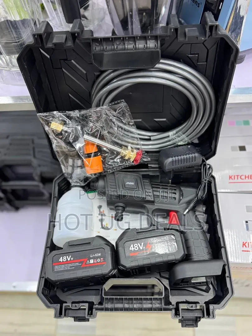 48V Cordless Portable High-Pressure Car Washer Kit