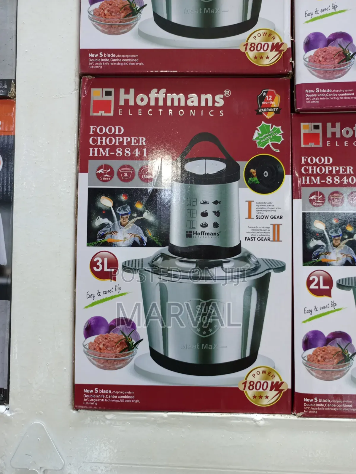 Hoffmans Electronics Multi-Function Food Chopper (Model HM-8841).