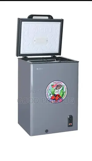 SPJ 130L Chest Freezer, Grey Single-Door Deep Freezer