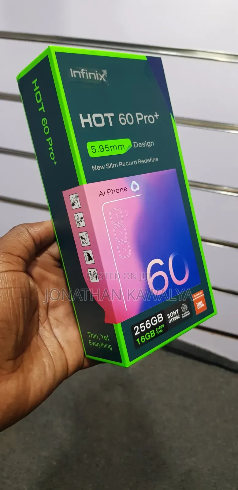 New Infinix Hot 60 Pro+ 256 GB White