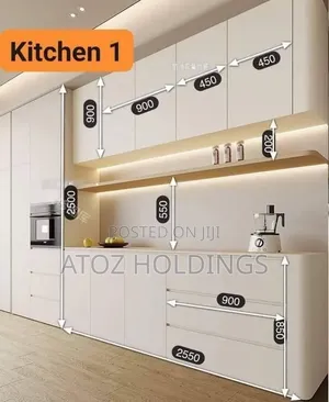 Kitchen Cabinets/Parallel Kitchen Cabinet 880,000/- Per Running Meter