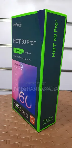 New Infinix Hot 60 Pro+ 128 GB Graphite