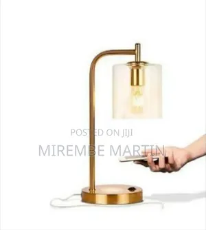 Modern Metal Arch Candle / WaxWarmer Lamp With Wireless Charging Base