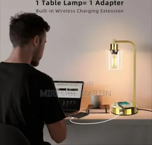 Modern Metal Arch Candle / WaxWarmer Lamp With Wireless Charging Base