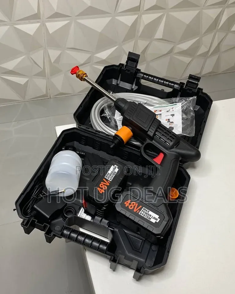 48V Cordless Portable High-Pressure Car Washer Kit