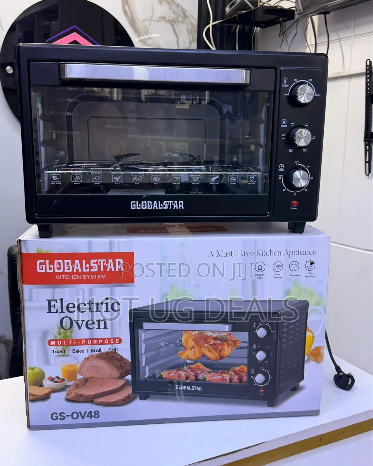 Globalstar GS-OV48 48L Multi-Purpose Electric Oven With Rotisserie