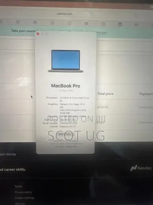 Laptop Apple MacBook Pro 2019 32GB Intel Core i9 SSD 1T