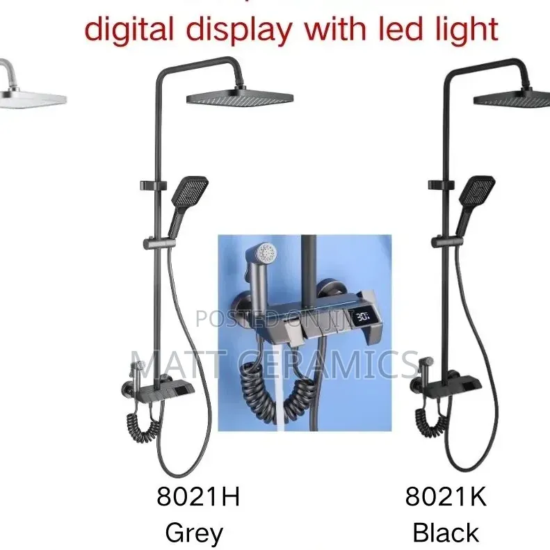 Digital Piano Shower Mixers