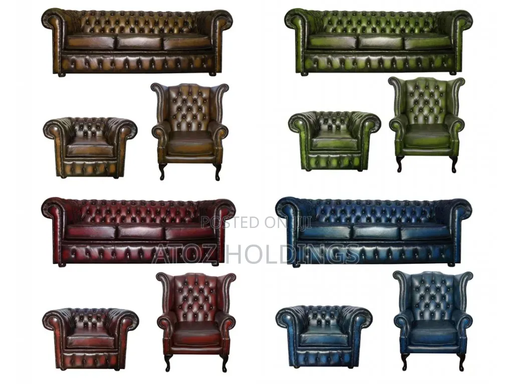 Sofas/Chesterfield Leather Sofas in Any Colour/Material 2,200,000/-