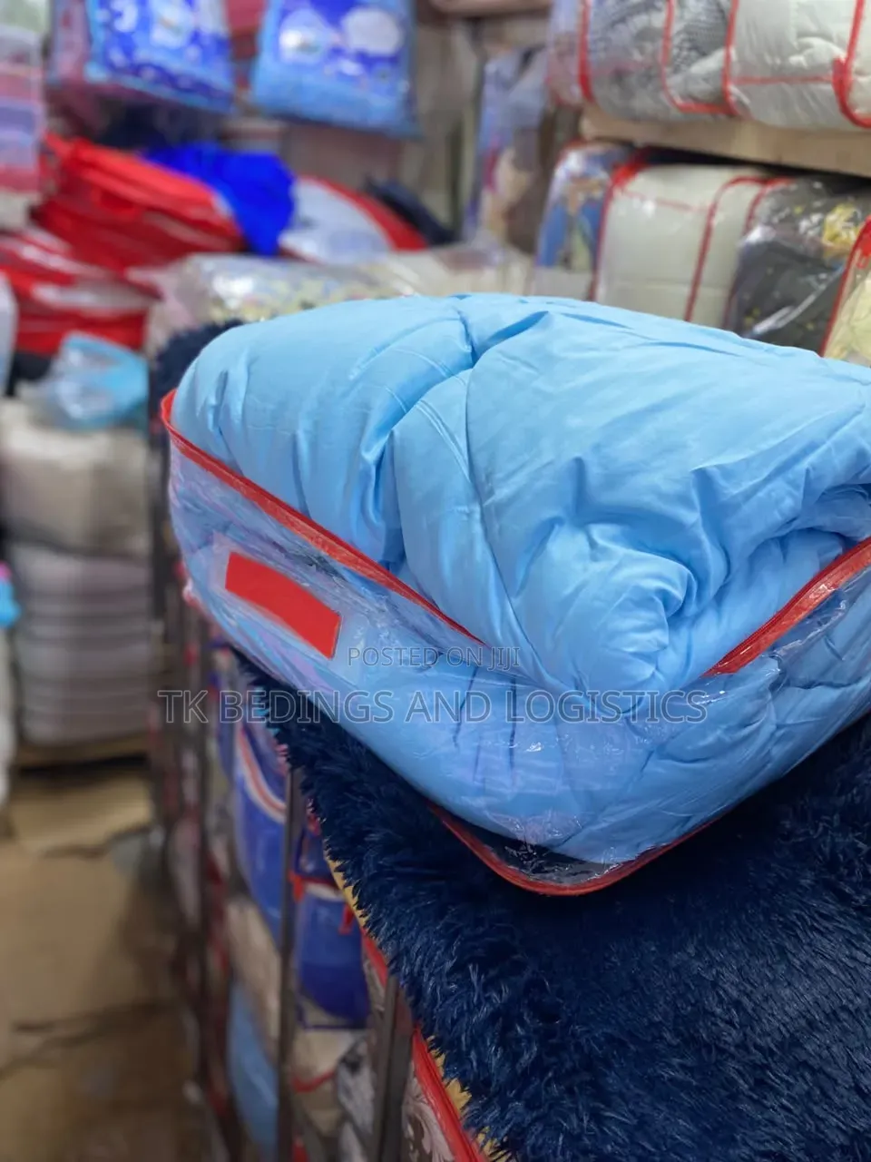Honey G Blue Bedcover