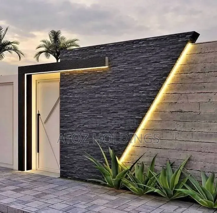 Arch Entrances Perimeter Security Wall Fence Construction/Finishing
