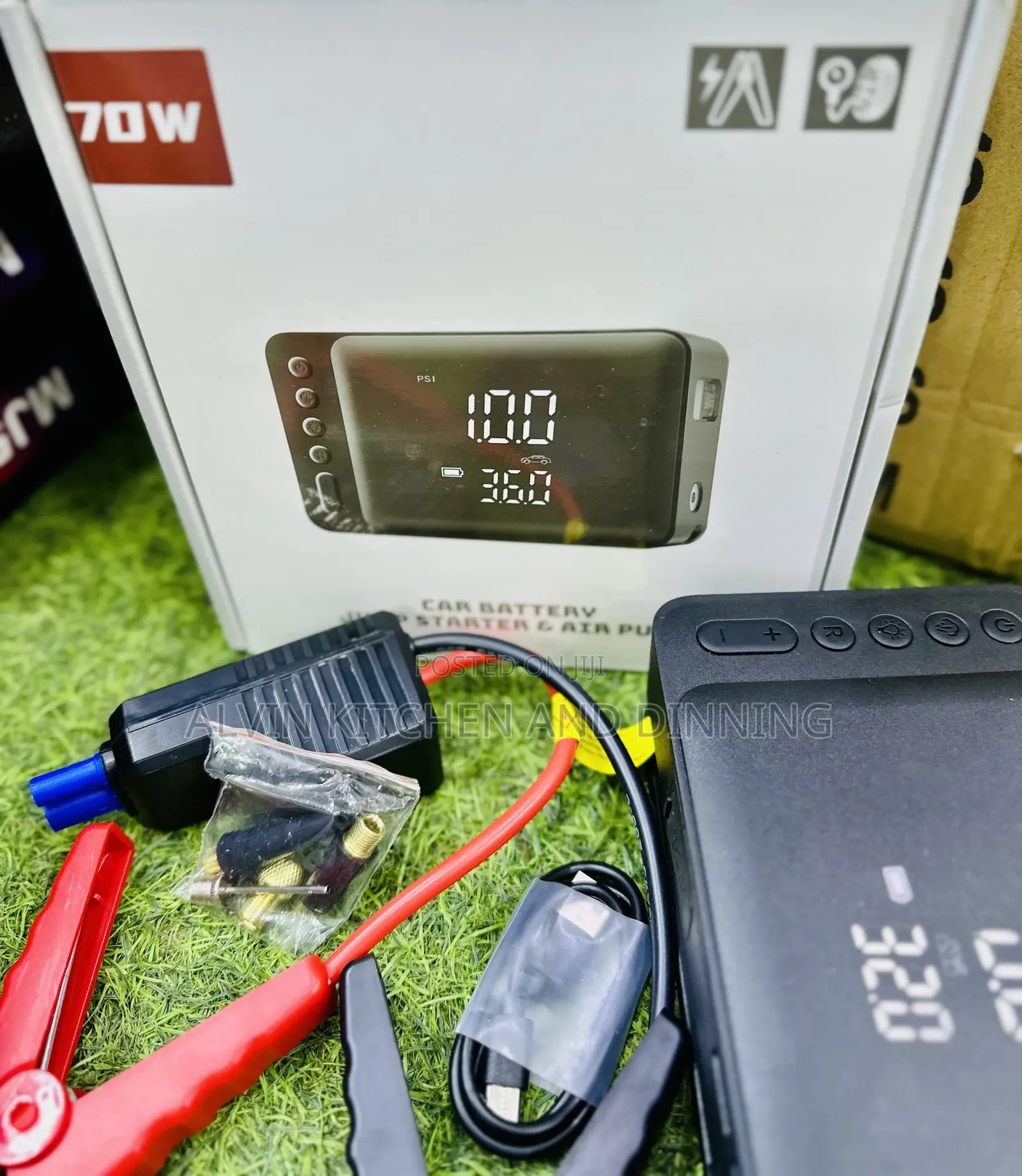 Car Jump Starter With Air Compressor