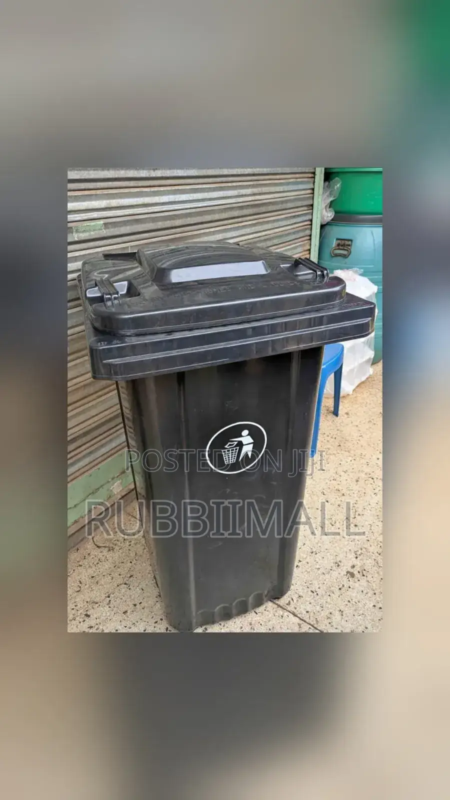 Garbage Can / Dust Bin 240L ~ Black
