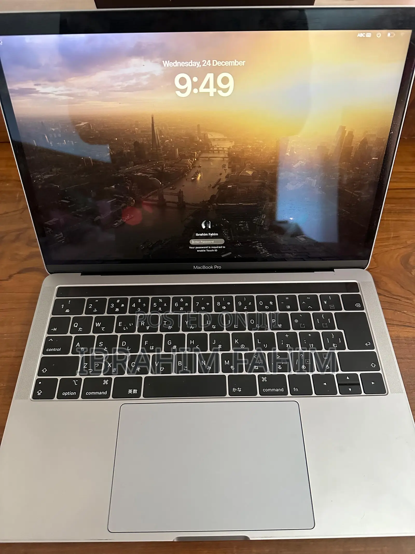 Laptop Apple MacBook Pro 2018 8GB Intel Core i7 SSD 256GB