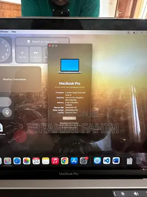 Laptop Apple MacBook Pro 2018 8GB Intel Core i7 SSD 256GB