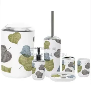 Artistic Themed Bathroom Accessory Set