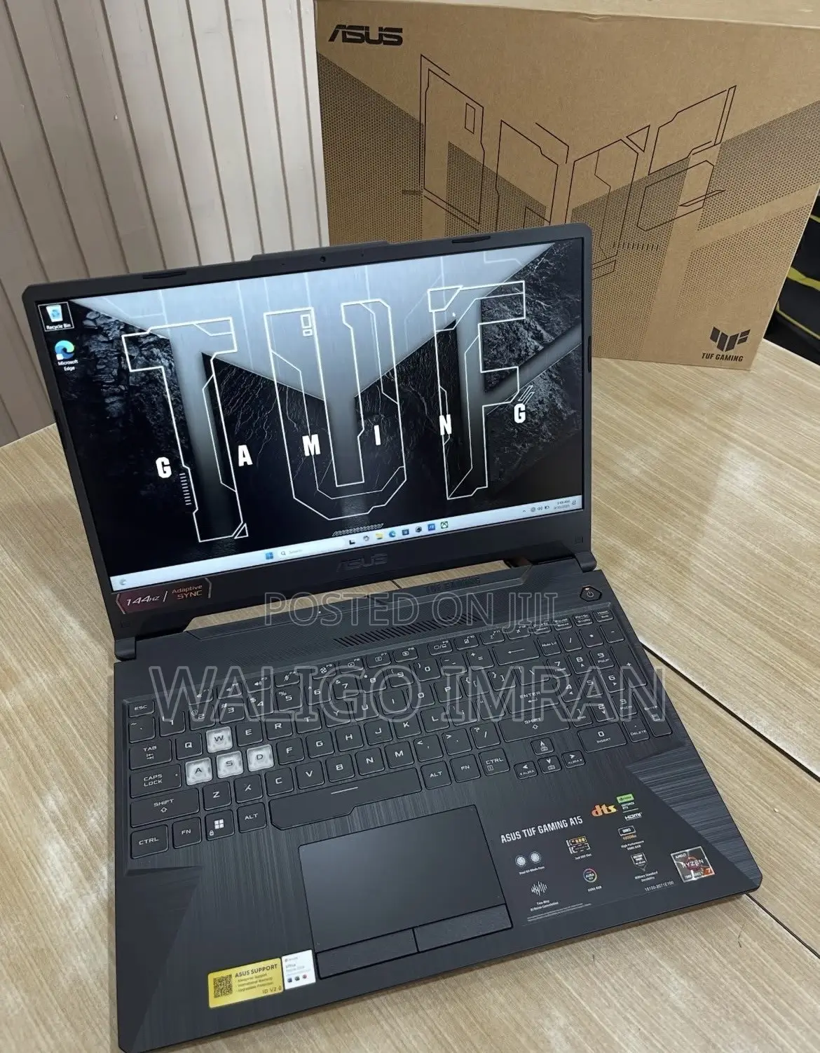 Laptop Asus TUF Gaming A15 16GB AMD Ryzen 7 SSD 512GB