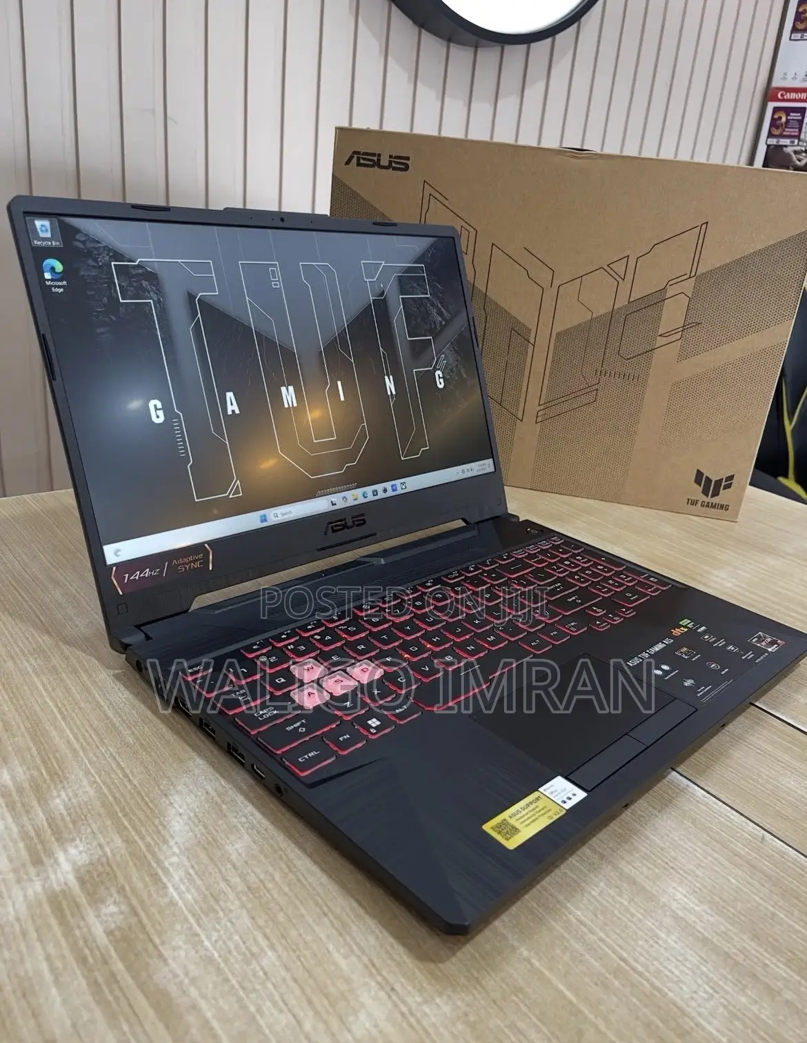 Laptop Asus TUF Gaming A15 16GB AMD Ryzen 7 SSD 512GB