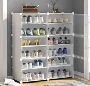 Multi-Tiered Modular Shoe Storage Cabinet