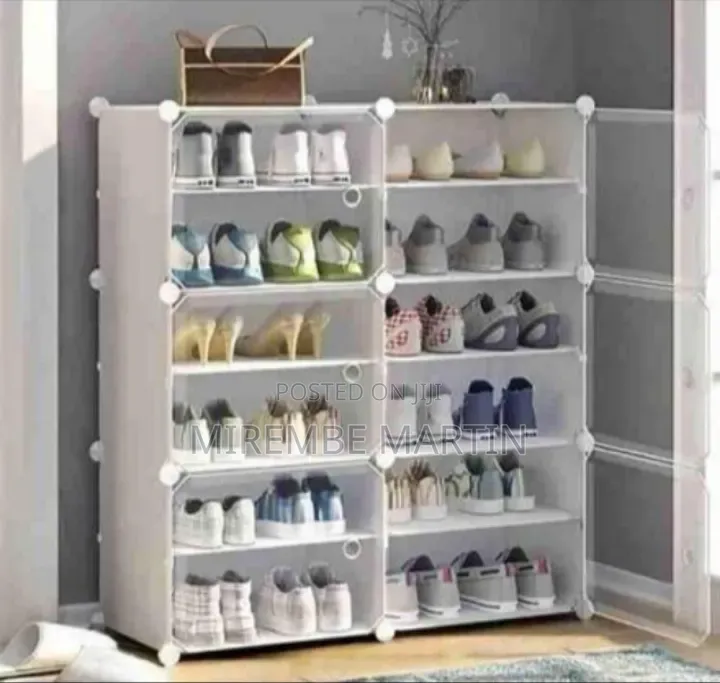 Multi-Tiered Modular Shoe Storage Cabinet