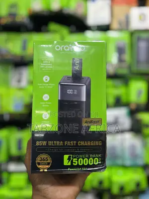Oraimo PowerJet 501 50000mAh 85W Fast Charge Laptops Phones Power Bank