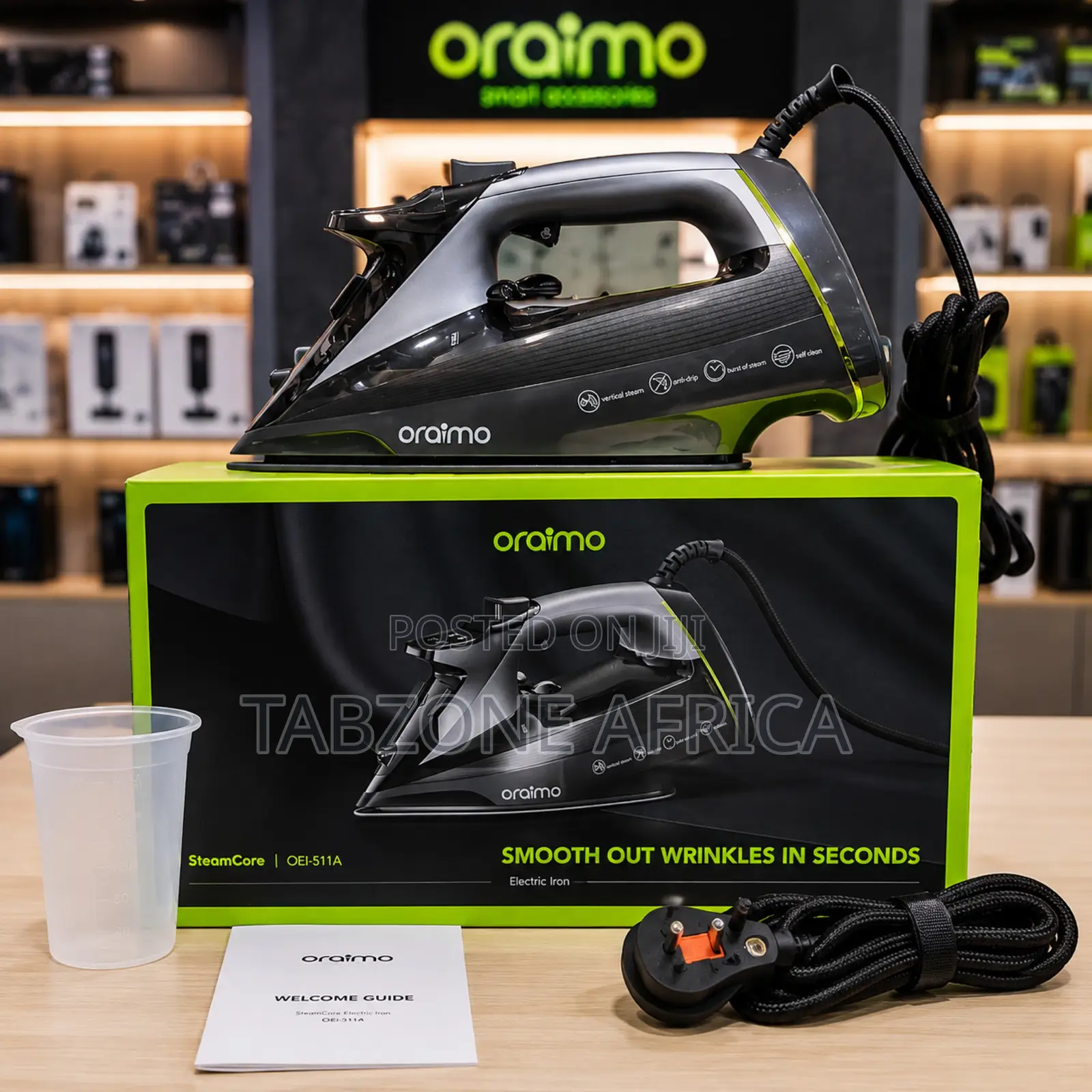 Oraimo SteamCore OEI-511A Powerful Steam Electric Iron