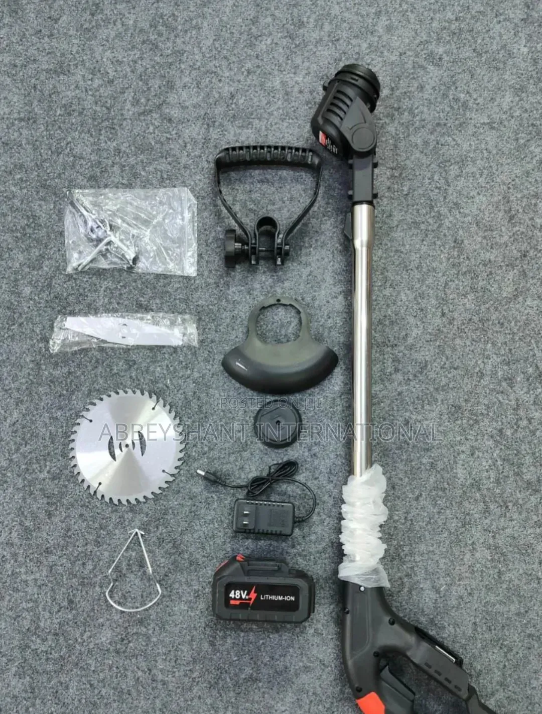 Cordless Electric Grass Trimmer and Brush Cutter Kit