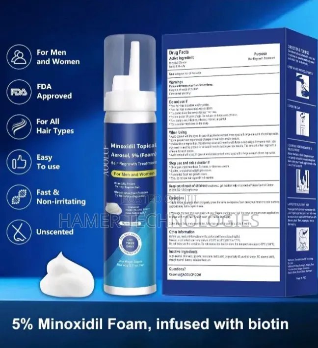 Minoxidil With Biotin Form USA Product