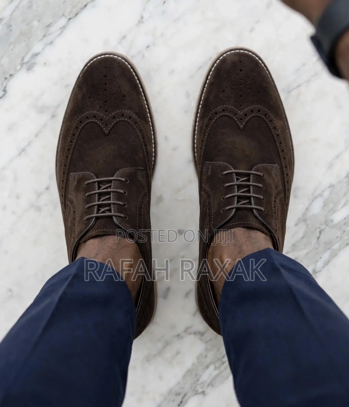Original Coffee Brown Timberland Suede Formal Oxford Shoes
